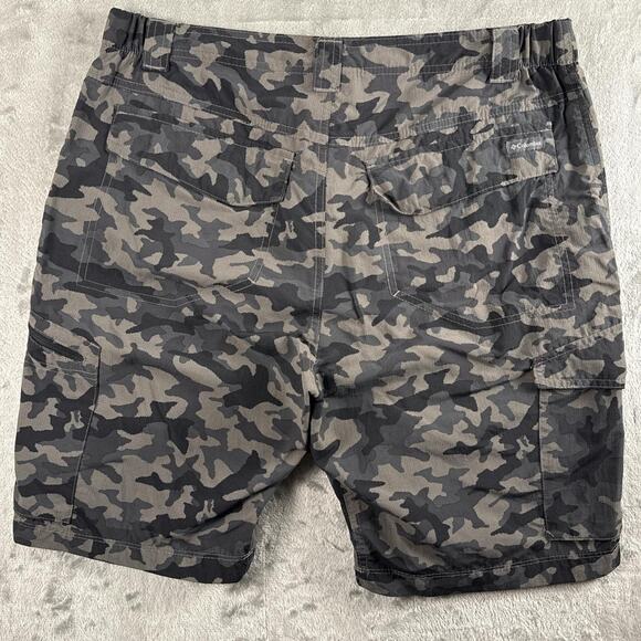 Columbia Camo Camoflauge Cargo Shorts Fishing Outdoors Hiking Casual Size 34. - Picture 6 of 8